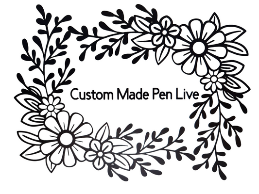 Custom Beaded Pen Made Live