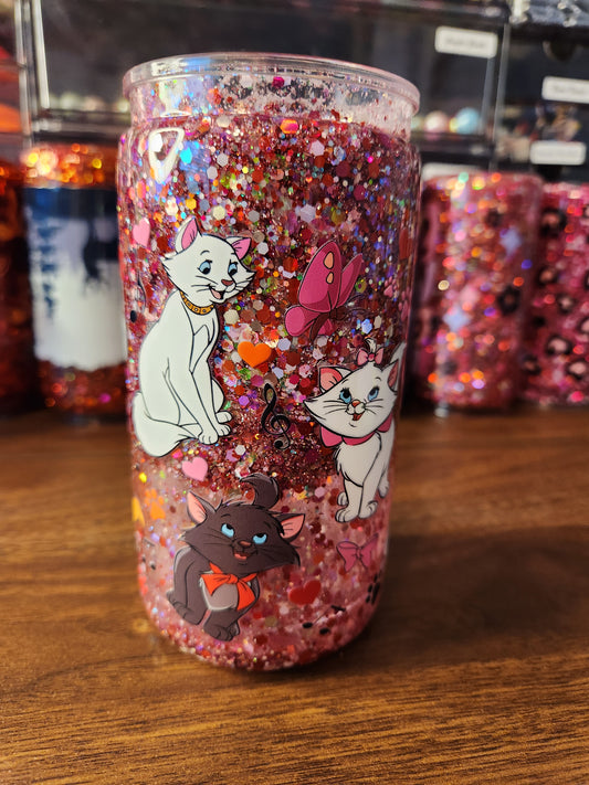 Aristocats Plastic Snow Globe Tumbler