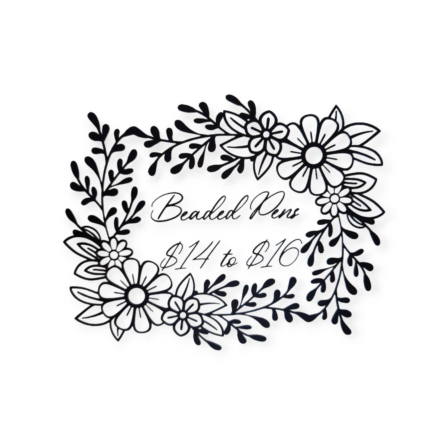 Beaded Pens ($14 to $16)