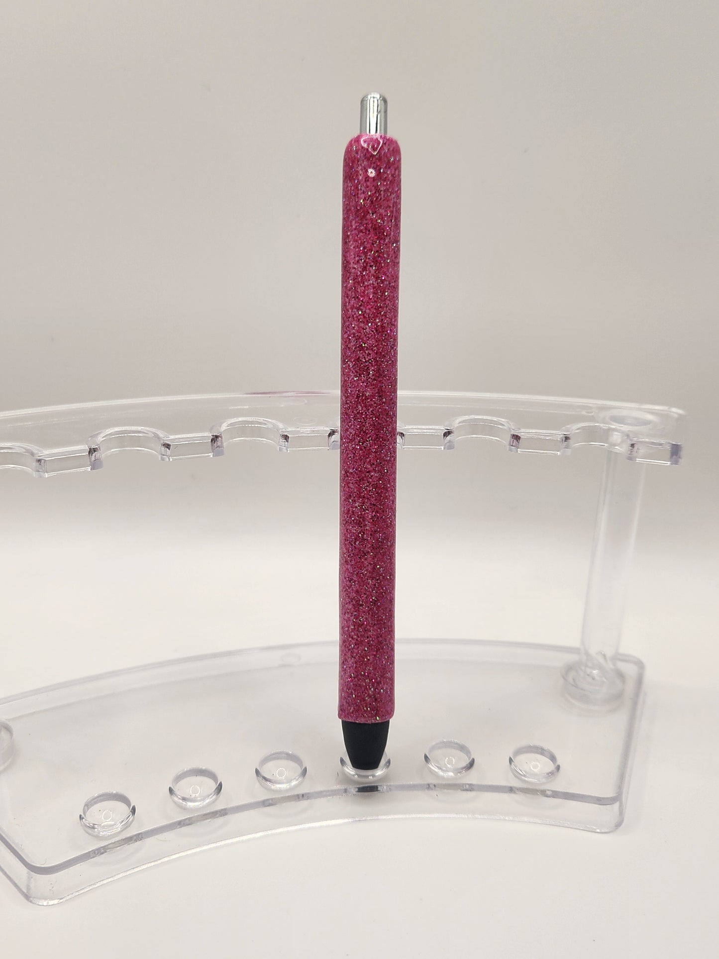 Bright Pink Glitter Pen