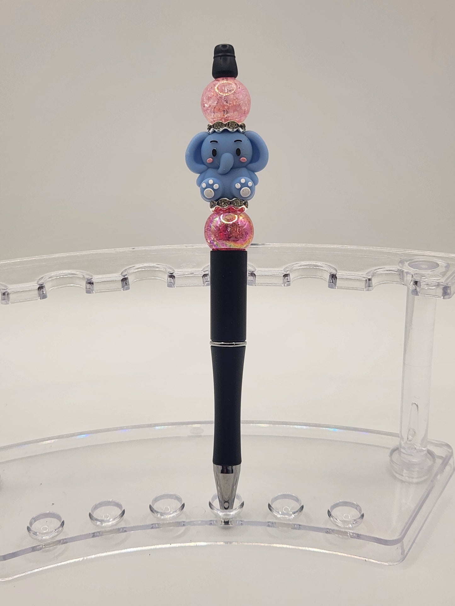3D Elephant Beaded Pen