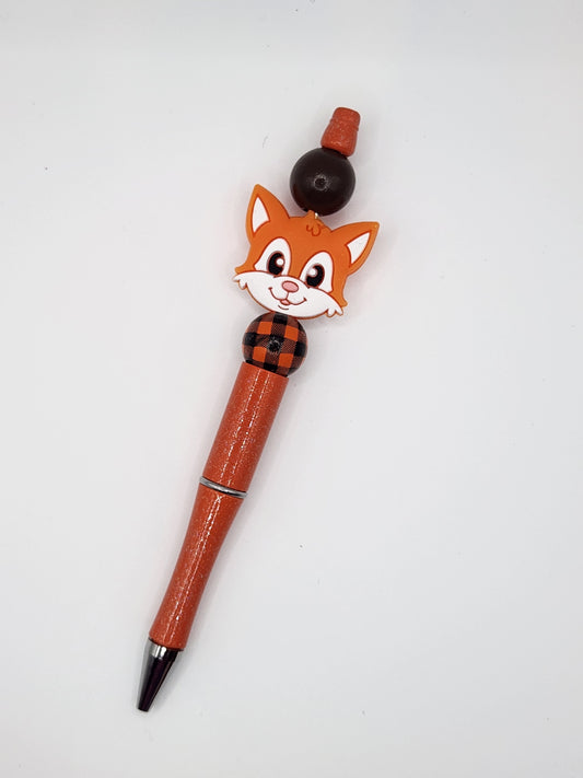 Fox: Pre-Made Beaded Pen