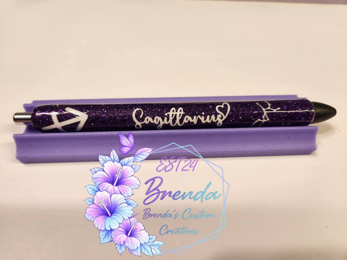 Zodiac Glitter Pen Signs