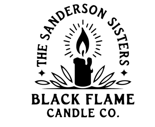 Black Flame Candle Halloween Pen